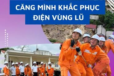 Căng mình khắc phục cấp điện trở lại cho vùng lũ