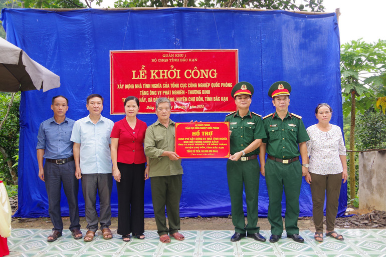 Dự kiến ngôi nhà xây tặng thương binh sẽ được hoàn thành vào tháng 12 năm 2024. z5631795336389_41a58efa662bbd16bd780b7dc9bdd6b7.jpg