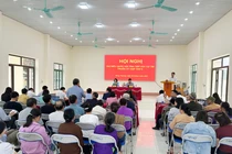 Đồng chí Bí thư Tỉnh ủy Bắc Kạn tiếp xúc cử tri xã Nông Thượng