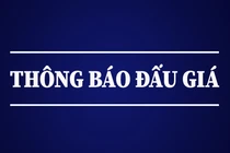 Thông báo đấu giá quyền khai thác khoáng sản cát sỏi Sông Năng