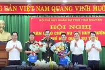 Đại tá Ngô Tuấn Anh nhận nhiệm vụ Chỉ huy trưởng Bộ Chỉ huy Quân sự tỉnh Thái Nguyên