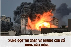 [Infographic] Xung đột tại Gaza và những con số đáng báo động