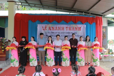 Điểm trường Pù Lùng hân hoan đón lớp học mới