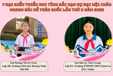 Bắc Kạn: 7 thiếu nhi dự Đại hội Cháu ngoan Bác Hồ toàn quốc 2025 