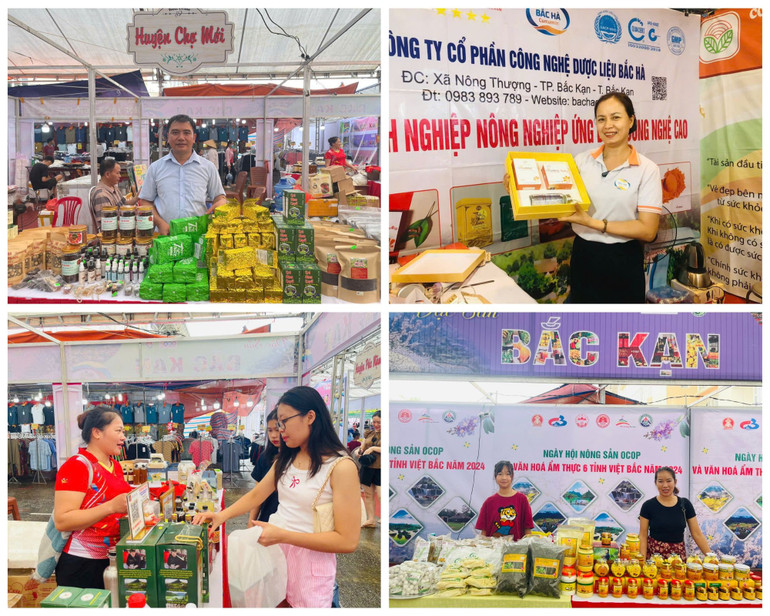 Các sản phẩm OCOP được quảng bá rộng rãi trong và ngoài tỉnh. xanh-duong-va-mau-kem-ke-hoach-du-lichky-nghi-anh-ghep-4.jpg