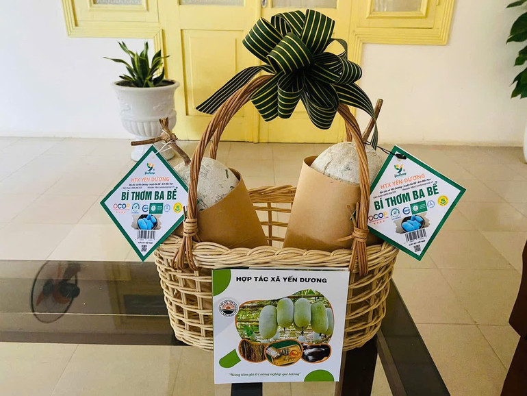 Sản phẩm Bí thơm của HTX Yến Dương (Ba Bể) đánh giá lại đạt OCOP 4 sao. z6185244197470-983691aed625244d9e912dbd48e33b77.jpg