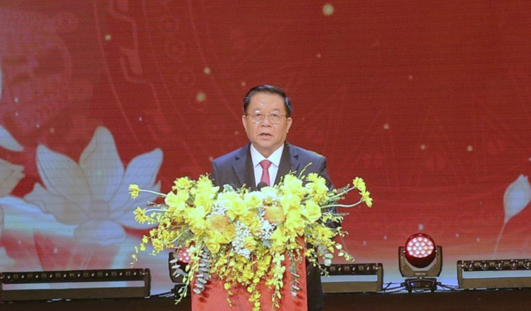 Đồng chí Trưởng Ban Tuyên giáo và Dân vận Trung ương Nguyễn Trọng Nghĩa phát biểu tại buổi lễ. 312a8937-1747666910860-2.jpg