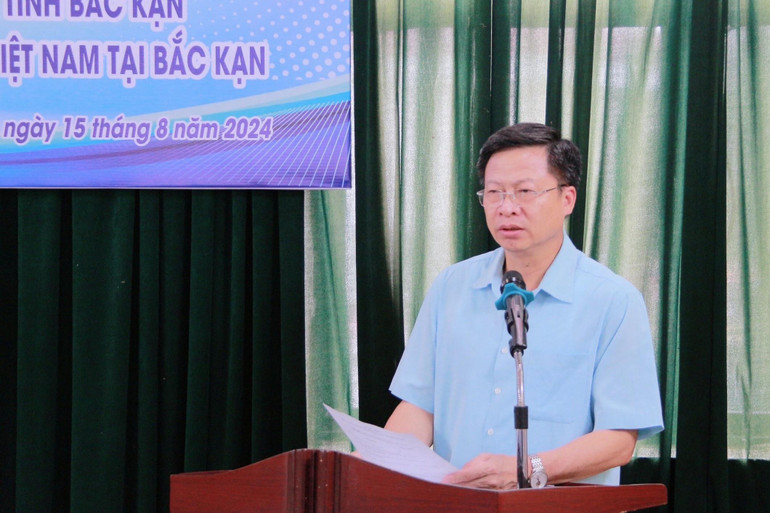 Ông Phạm Duy Hưng, Uỷ viên BTV Tỉnh uỷ, Phó Chủ tịch UBND tỉnh phát biểu tại chương trình. z5734840878653_3e90468474f59513807eb31a9d58674d.jpg