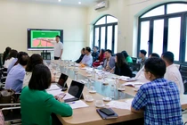 Đại biểu thảo luận về phối cảnh Hội chợ đặc sản vùng miền lưu vực Sông Cầu năm 2025.