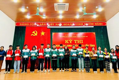 284 thí sinh đoạt giải trong Kỳ thi chọn học sinh giỏi cấp tỉnh bậc THCS