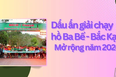 Dấu ấn giải chạy hồ Ba Bể - Bắc Kạn mở rộng 2024