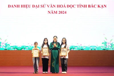 Trao giải Cuộc thi Đại sứ văn hóa đọc tỉnh Bắc Kạn năm 2024