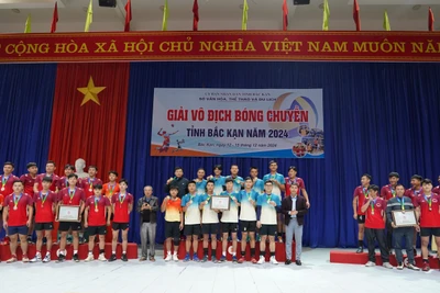 Bế mạc Giải vô địch Bóng chuyền tỉnh Bắc Kạn năm 2024