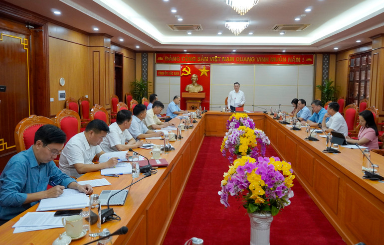 Đồng chí Hoàng Duy Chinh, Ủy viên BCH Trung ương Đảng, Bí thư Tỉnh ủy phát biểu chỉ đạo tại Hội nghị. dsc1375-5955.jpg