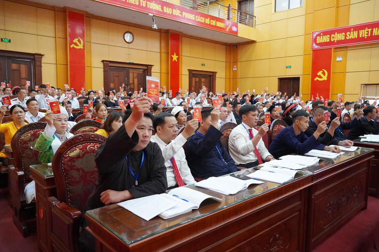 Các nội dung tại Đại hội nhận được sự đồng thuận cao của đại biểu. DSC00505.JPG