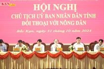 Hội nghị Chủ tịch UBND tỉnh đối thoại với nông dân