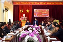 Thường trực Tỉnh ủy kiểm tra, nắm tình hình sau Tết Nguyên đán Quý Mão 2023 tại huyện Ngân Sơn