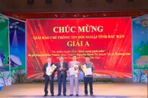 Trao giải Báo chí Thông tin đối ngoại tỉnh Bắc Kạn năm 2022