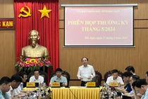 Phiên họp UBND tỉnh Bắc Kạn tháng 5/2024