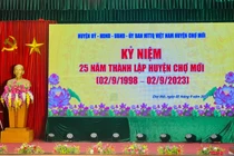 Kỷ niệm 25 năm thành lập huyện Chợ Mới (02/9/1998-02/9/2023)