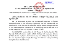 CHẶNG ĐƯỜNG XÂY DỰNG, PHÁT TRIỂN CỦA ĐẢNG BỘ TỈNH BẮC KẠN