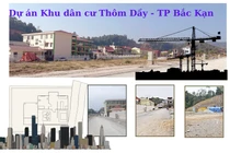 Tiến độ thi công dự án Khu dân cư Thôm Dầy (TP. Bắc Kạn) đạt 98% khối lượng.