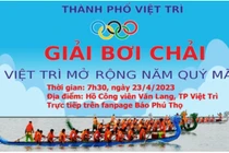 Trực tiếp: Giải bơi chải Việt Trì mở rộng năm 2023