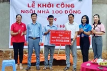 Khởi công xây dựng “Ngôi nhà 100 đồng” cho hộ thờ cúng liệt sĩ