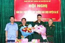 Ban CHQS huyện Ba Bể có tân Chỉ huy trưởng 