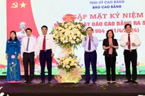 Báo Cao Bằng gặp mặt kỷ niệm 60 năm Ngày ra số đầu