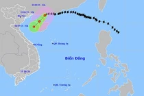 Bão số 3 suy yếu thành áp thấp nhiệt đới