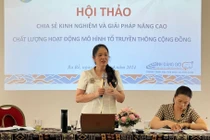 Chia sẻ kinh nghiệm nâng cao chất lượng hoạt động mô hình Tổ truyền thông cộng đồng