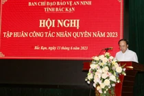 Hội nghị tập huấn công tác nhân quyền năm 2023 