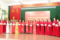 60 giáo viên đạt loại giỏi tại Hội thi Giáo viên dạy giỏi bậc học mầm non cấp tỉnh