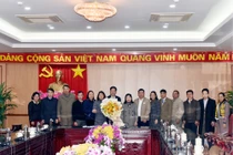 Thường trực Tỉnh ủy gặp mặt Đoàn đại biểu tỉnh Bắc Kạn dự Đại hội toàn quốc Hội Nông dân Việt Nam lần thứ VIII