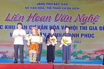 Bế mạc Liên hoan văn nghệ các Khu dân cư văn hóa năm 2023