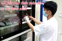 Kho dự trữ máu tại Bệnh viện Đa khoa tỉnh