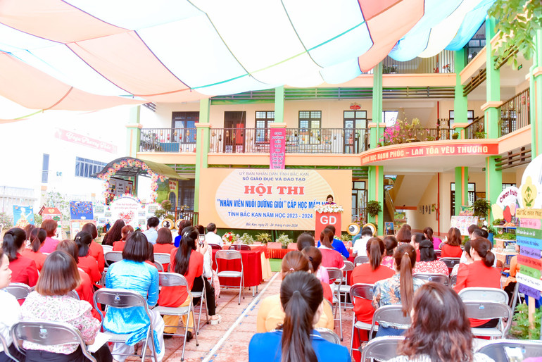Quang cảnh khai mạc hội thi. Quang cảnh khai mạc hội thi.