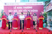 Agribank chi nhánh tỉnh Bắc Kạn: Khai trương hoạt động điểm giao dịch máy gửi, rút tiền tự động