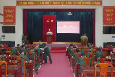 Bộ CHQS tỉnh Bắc Kạn sơ kết công tác Đảng, công tác chính trị 6 tháng đầu năm