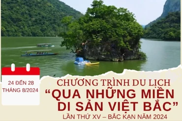 Những hoạt động trong Chương trình du lịch “Qua những miền di sản Việt Bắc” lần thứ XV – Bắc Kạn năm 2024