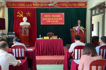 Đồng chí Hà Sỹ Huân, Phó Trưởng đoàn ĐBQH thông tin đến cử tri về dự kiến chương trình Kỳ họp thứ 9, Quốc hội khóa XV.