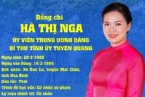 Đồng chí Hà Thị Nga giữ chức Bí thư Tỉnh ủy Tuyên Quang