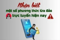 Nhận biết một số phương thức lừa đảo trực tuyến hiện nay