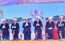 Thủ tướng Phạm Minh Chính và Thủ tướng Sonexay Siphandone dự lễ động thổ Dự án Công viên Hữu nghị Lào-Việt Nam
