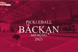 Sôi nổi không khí luyện tập cho giải Picklleball Bắc Kạn mở rộng lần thứ I