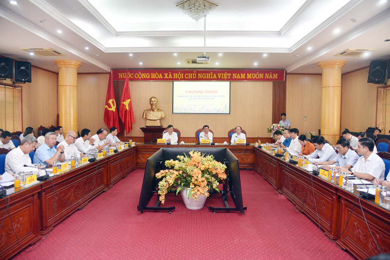 Quang cảnh buổi làm việc. BT Công thương 5.jpg