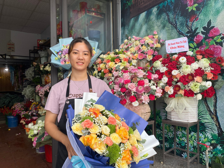 Chị Mai Thị Hồi thành công với niềm đam mê của mình. Ảnh: Phương Thùy. 4f8f13ea-1b18-4b32-a1bb-5a618c8043ac.jpg