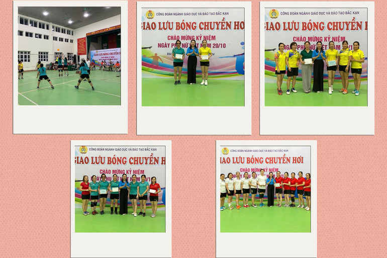 Công đoàn ngành Giáo dục và Đào tạo Bắc Kạn tổ chức giao lưu bóng chuyền hơi trong nữ đoàn viên công đoàn với 10 đội, trên 80 vận động viên công đoàn cơ sở trực thuộc tham gia. Kết thúc giải, đội Công đoàn Trường THPT Chuyên Bắc Kạn xuất sắc giành giải Nhất; giải Nhì thuộc về đội Công đoàn Trường THPT Bắc Kạn; giải Ba là Công đoàn Trường THCS&THPT Nà Phặc (Ngân Sơn) và Công đoàn Trung tâm Hỗ trợ phát triển giáo dục hòa nhập tỉnh Bắc Kạn. bong-chuyen-hoi-cong-doan-nganh-gddt-3172.jpg