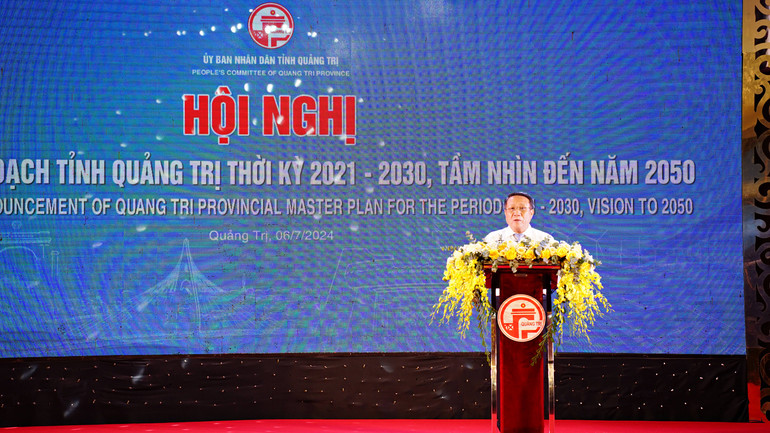Phó Chủ tịch Thường trực UBND tỉnh Hà Sỹ Đồng phát biểu tại hội nghị - Ảnh: Lê An 6.jpg